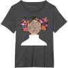 image:imageStar Wars Classic Flower Buns Happy Mothers Day TShirtDark Heather Grey