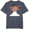 image:imageStar Wars Classic Flower Buns Happy Mothers Day TShirtHeather Blue