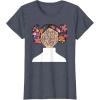 image:imageStar Wars Classic Flower Buns Happy Mothers Day TShirtHeather Blue