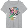 image:imageStar Wars Classic Flowers Yoda Best Mom Mothers Day TShirtHeather Grey