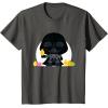 image:imageStar Wars Darth Vader Cute Kawaii Easter Eggs amp Chicks TShirtAsphalt Grey