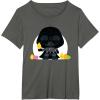 image:imageStar Wars Darth Vader Cute Kawaii Easter Eggs amp Chicks TShirtAsphalt Grey