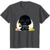image:imageStar Wars Darth Vader Cute Kawaii Easter Eggs amp Chicks TShirtDark Heather Grey