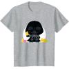 image:imageStar Wars Darth Vader Cute Kawaii Easter Eggs amp Chicks TShirtHeather Grey