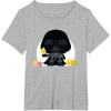 image:imageStar Wars Darth Vader Cute Kawaii Easter Eggs amp Chicks TShirtHeather Grey