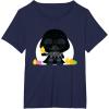 image:imageStar Wars Darth Vader Cute Kawaii Easter Eggs amp Chicks TShirtNavy Blue