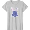 image:imageStar Wars Darth Vader Sticker Style Rabbit Ears Easter Bunny TShirtSilver Grey