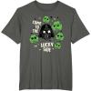 image:imageStar Wars Darth Vader The Lucky Side St Patricks Day TShirtAsphalt Grey