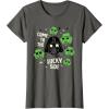 image:imageStar Wars Darth Vader The Lucky Side St Patricks Day TShirtAsphalt Grey