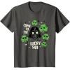 image:imageStar Wars Darth Vader The Lucky Side St Patricks Day TShirtAsphalt Grey