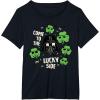 image:imageStar Wars Darth Vader The Lucky Side St Patricks Day TShirtBlack