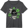 image:imageStar Wars Darth Vader The Lucky Side St Patricks Day TShirtDark Heather Grey