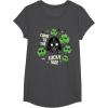 image:imageStar Wars Darth Vader The Lucky Side St Patricks Day TShirtDark Heather Grey