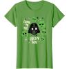 image:imageStar Wars Darth Vader The Lucky Side St Patricks Day TShirtGrass Green
