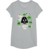 image:imageStar Wars Darth Vader The Lucky Side St Patricks Day TShirtHeather Grey