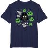 image:imageStar Wars Darth Vader The Lucky Side St Patricks Day TShirtNavy Blue