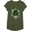 image:imageStar Wars Darth Vader The Lucky Side St Patricks Day TShirtOlive Green