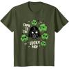 image:imageStar Wars Darth Vader The Lucky Side St Patricks Day TShirtOlive Green