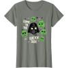 image:imageStar Wars Darth Vader The Lucky Side St Patricks Day TShirtOlive Heather