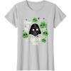 image:imageStar Wars Darth Vader The Lucky Side St Patricks Day TShirtSilver Grey
