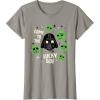 image:imageStar Wars Darth Vader The Lucky Side St Patricks Day TShirtSlate Grey