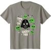 image:imageStar Wars Darth Vader The Lucky Side St Patricks Day TShirtSlate Grey