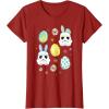 image:imageStar Wars Easter Bunny Stormtroopers and Easter Eggs TShirtCranberry Red
