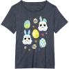 image:imageStar Wars Easter Bunny Stormtroopers and Easter Eggs TShirtHeather Blue