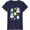 image:imageStar Wars Easter Bunny Stormtroopers and Easter Eggs TShirtNavy Blue