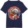 image:imageStar Wars Jolly Yoda Tis The Season Christmas TShirt TShirtNavy Blue