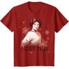 image:imageStar Wars Leia I Love Yule Christmas Snowflake TShirt TShirtCranberry Red