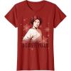image:imageStar Wars Leia I Love Yule Christmas Snowflake TShirt TShirtCranberry Red