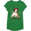 image:imageStar Wars Leia I Love Yule Christmas Snowflake TShirt TShirtKelly Green