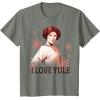 image:imageStar Wars Leia I Love Yule Christmas Snowflake TShirt TShirtOlive Heather