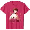 image:imageStar Wars Leia I Love Yule Christmas Snowflake TShirt TShirtRed Heather