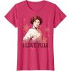 image:imageStar Wars Leia I Love Yule Christmas Snowflake TShirt TShirtRed Heather