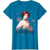 image:imageStar Wars Leia I Love Yule Christmas Snowflake TShirt TShirtSapphire Blue