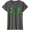 image:imageStar Wars Logo Green Shamrocks St Patricks Day TShirtAsphalt Grey