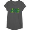 image:imageStar Wars Logo Green Shamrocks St Patricks Day TShirtAsphalt Grey