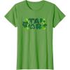 image:imageStar Wars Logo Green Shamrocks St Patricks Day TShirtGrass Green