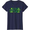image:imageStar Wars Logo Green Shamrocks St Patricks Day TShirtNavy Blue
