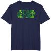 image:imageStar Wars Logo Green Shamrocks St Patricks Day TShirtNavy Blue