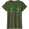 image:imageStar Wars Logo Green Shamrocks St Patricks Day TShirtOlive Green