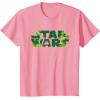 image:imageStar Wars Logo Green Shamrocks St Patricks Day TShirtPink