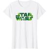 image:imageStar Wars Logo Green Shamrocks St Patricks Day TShirtWhite