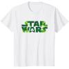 image:imageStar Wars Logo Green Shamrocks St Patricks Day TShirtWhite