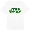 image:imageStar Wars Logo Green Shamrocks St Patricks Day TShirtWhite