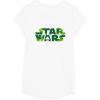 image:imageStar Wars Logo Green Shamrocks St Patricks Day TShirtWhite
