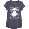 image:imageStar Wars Porg Ugly Christmas Sweater Graphic TShirt TShirtHeather Blue