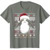 image:imageStar Wars Porg Ugly Christmas Sweater Graphic TShirt TShirtOlive Heather